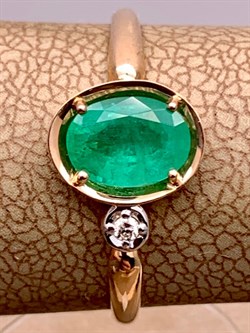 *Кольцо р.17,5 Изумруд цв Красное арт. 1-107-328-01-215 вес 1,37 г - фото 309208 *Кольцо р.17,5 Изумруд цв Красное арт. 1-107-328-01-215 вес 1,37 г - фото 309208