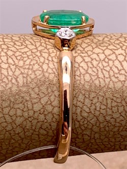 *Кольцо р.17,5 Изумруд цв Красное арт. 1-107-328-01-215 вес 1,37 г - фото 309210 *Кольцо р.17,5 Изумруд цв Красное арт. 1-107-328-01-215 вес 1,37 г - фото 309210