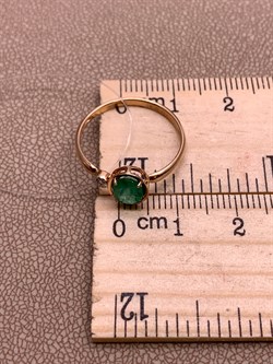 *Кольцо р.17,5 Изумруд цв Красное арт. 1-107-328-01-215 вес 1,37 г - фото 309216 *Кольцо р.17,5 Изумруд цв Красное арт. 1-107-328-01-215 вес 1,37 г - фото 309216