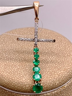 *Подвеска Изумруд цв Красное 8-306-01-415 вес 1,77 г - фото 309224 *Подвеска Изумруд цв Красное 8-306-01-415 вес 1,77 г - фото 309224