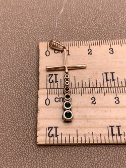 *Подвеска Изумруд цв Красное 8-306-01-415 вес 1,77 г - фото 309227 *Подвеска Изумруд цв Красное 8-306-01-415 вес 1,77 г - фото 309227