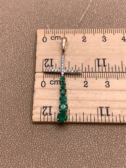 *Подвеска Изумруд цв Красное 8-306-01-415 вес 1,77 г - фото 309228 *Подвеска Изумруд цв Красное 8-306-01-415 вес 1,77 г - фото 309228