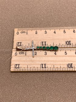 *Подвеска Изумруд цв Красное 8-306-01-415 вес 1,77 г - фото 309230 *Подвеска Изумруд цв Красное 8-306-01-415 вес 1,77 г - фото 309230