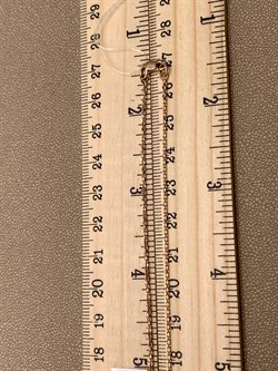 *Колье р.45 Изумруд цв Красное арт 6-218/1-01-092 вес 7,11 г - фото 309247