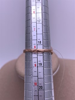 *Кольцо р.18,5 Змейка Цитрин арт. К-3805зрчс405249-142 Вес 1,75 г - фото 309284