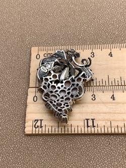 *Подвеска Виноградная Гроздь Микс Марказит Розовый Перламутр арт. HP616-750 вес 11.08 г - фото 309391 *Подвеска Виноградная Гроздь Микс Марказит Розовый Перламутр арт. HP616-750 вес 11.08 г - фото 309391