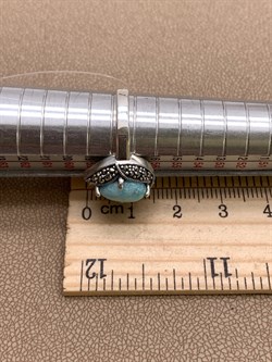 *Кольцо р.18,5 Микс Марказит Амазонит арт. HR1801-929 вес 4,27 г - фото 309453 *Кольцо р.18,5 Микс Марказит Амазонит арт. HR1801-929 вес 4,27 г - фото 309453