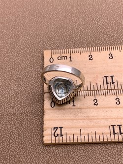 *Кольцо р.17 Микс Марказит Голубой Топаз Сердце арт. HR622-860 вес 3.95 г - фото 309510 *Кольцо р.17 Микс Марказит Голубой Топаз Сердце арт. HR622-860 вес 3.95 г - фото 309510