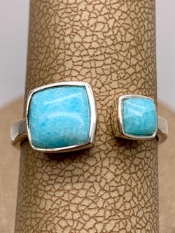 *Кольцо р.18 Микс Марказит Амазонит арт. HR1459-905 вес 3.45 г - фото 309525 *Кольцо р.18 Микс Марказит Амазонит арт. HR1459-905 вес 3.45 г - фото 309525