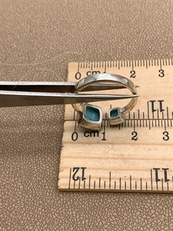 *Кольцо р.18 Микс Марказит Амазонит арт. HR1459-905 вес 3.45 г - фото 309527 *Кольцо р.18 Микс Марказит Амазонит арт. HR1459-905 вес 3.45 г - фото 309527