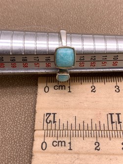 *Кольцо р.17,5 Микс Марказит Амазонит арт. HR1459-899 вес 3.22 г - фото 309531 *Кольцо р.17,5 Микс Марказит Амазонит арт. HR1459-899 вес 3.22 г - фото 309531