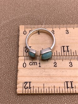 *Кольцо р.17,5 Микс Марказит Амазонит арт. HR1459-899 вес 3.22 г - фото 309538 *Кольцо р.17,5 Микс Марказит Амазонит арт. HR1459-899 вес 3.22 г - фото 309538