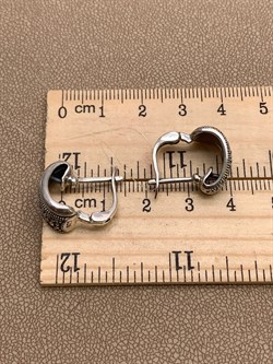 *Серьги Марказит арт. С 369-150 Вес 7,16 г - фото 309627 *Серьги Марказит арт. С 369-150 Вес 7,16 г - фото 309627