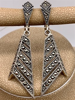 *Серьги Марказит арт. С 548-641 Вес 8,02 г - фото 309691 *Серьги Марказит арт. С 548-641 Вес 8,02 г - фото 309691