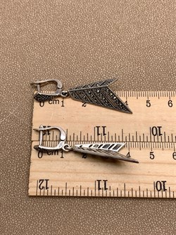 *Серьги Марказит арт. С 548-641 Вес 8,02 г - фото 309696 *Серьги Марказит арт. С 548-641 Вес 8,02 г - фото 309696