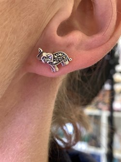 *Пусеты Слоны Маргазит арт. HE1310B-787 Вес 3,71 г - фото 309753 *Пусеты Слоны Маргазит арт. HE1310B-787 Вес 3,71 г - фото 309753