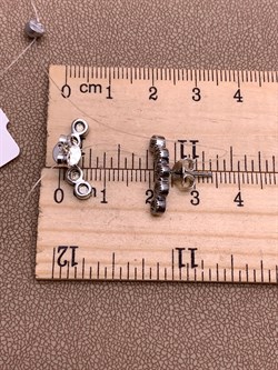 *Серьги Пусеты Микс Марказит арт. HE1049-034 вес 2,68 г - фото 309775 *Серьги Пусеты Микс Марказит арт. HE1049-034 вес 2,68 г - фото 309775