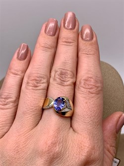 *Кольцо р.17,5 Танзанит цв Лимонное арт. 1-307962-00-31-225 вес 3,93 г - фото 309847 *Кольцо р.17,5 Танзанит цв Лимонное арт. 1-307962-00-31-225 вес 3,93 г - фото 309847