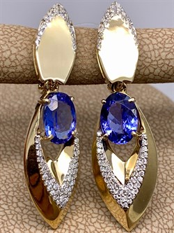 *Серьги Танзанит цв Лимонное арт. 2-307962-00-31-232 вес 6,01 г - фото 309853 *Серьги Танзанит цв Лимонное арт. 2-307962-00-31-232 вес 6,01 г - фото 309853