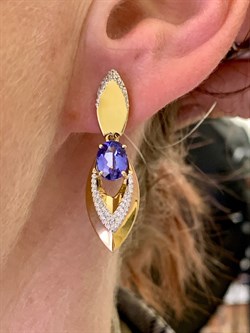 *Серьги Танзанит цв Лимонное арт. 2-307962-00-31-232 вес 6,01 г - фото 309860 *Серьги Танзанит цв Лимонное арт. 2-307962-00-31-232 вес 6,01 г - фото 309860