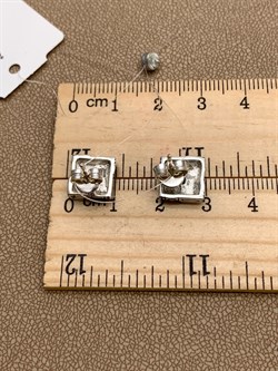 *Пусеты Марказит арт. HE1623-331 Вес 3,65 г - фото 309890 *Пусеты Марказит арт. HE1623-331 Вес 3,65 г - фото 309890