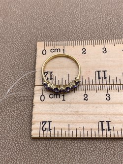 *Кольцо р.17 Танзанит цв Лимонное арт 1-308232-00-31-917 вес 1,55 г - фото 309965