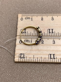 *Кольцо р.17 Танзанит цв Лимонное арт 1-308232-00-31-917 вес 1,55 г - фото 309966