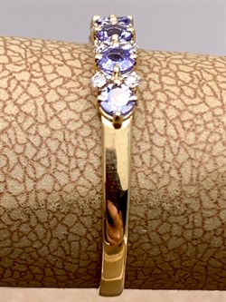 *Кольцо р.18,5 Танзанит цв Лимонное арт 1-308384-00-31-883 вес 1,34 г - фото 309971