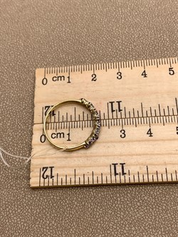 *Кольцо р.18,5 Танзанит цв Лимонное арт 1-308384-00-31-883 вес 1,34 г - фото 309976