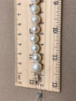 *Браслет р.19-21 д.8,5-9,5 Белый Жемчуг цв Красное арт. 550900470023.190-197 вес 20,81 - фото 310108 *Браслет р.19-21 д.8,5-9,5 Белый Жемчуг цв Красное арт. 550900470023.190-197 вес 20,81 - фото 310108