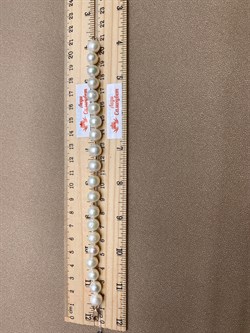 *Браслет р.19-21 д.8,5-9,5 Белый Жемчуг цв Красное арт. 550900470023.190-197 вес 20,81 - фото 310109 *Браслет р.19-21 д.8,5-9,5 Белый Жемчуг цв Красное арт. 550900470023.190-197 вес 20,81 - фото 310109