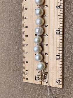 *Браслет р.18-20  д.8,5-9,5 Белый Жемчуг цв Красное арт. 550900470023.180-180 вес 21,42 гр - фото 310118 *Браслет р.18-20  д.8,5-9,5 Белый Жемчуг цв Красное арт. 550900470023.180-180 вес 21,42 гр - фото 310118