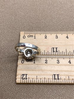 *Кольцо р.18 Микс Марказит Белый Фианит арт. HR1631-783 вес 4,14 г - фото 310154