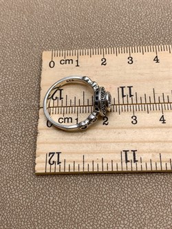 *Кольцо р.18 Микс Марказит Белый Фианит арт. HR1631-783 вес 4,14 г - фото 310156