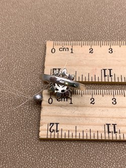 *Кольцо р.18,5 Микс Марказит Жемчуг арт. HR1772-295 вес 4,2 г - фото 310164