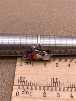 *Кольцо р.17,5 Микс Марказит Белый Перламутр Эмаль арт. К 1120-638 вес 4,31 г - фото 310501