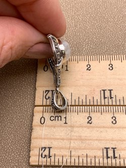 *Подвеска Лунный Камень Марказит Адуляр арт. HP535-416 вес 4,98 г - фото 310634 *Подвеска Лунный Камень Марказит Адуляр арт. HP535-416 вес 4,98 г - фото 310634