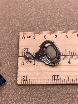 *Подвеска Лунный Камень Марказит Адуляр арт. HP535-522 вес 5,01 г - фото 310642 *Подвеска Лунный Камень Марказит Адуляр арт. HP535-522 вес 5,01 г - фото 310642