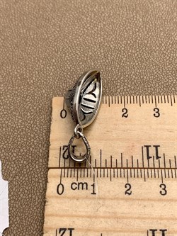 *Подвеска Лунный Камень Марказит арт. П 474-060 вес 3,74 г - фото 310654 *Подвеска Лунный Камень Марказит арт. П 474-060 вес 3,74 г - фото 310654