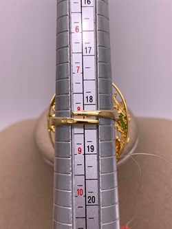*Кольцо р.18,5 Янтарь Эмаль арт. 720108п-226 Вес 10,51 г - фото 310695 *Кольцо р.18,5 Янтарь Эмаль арт. 720108п-226 Вес 10,51 г - фото 310695