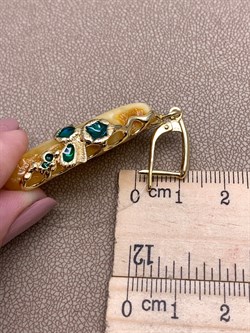 *Серьги Бабочки Янтарь арт. 721094п-368 Вес 13,64 г - фото 310723 *Серьги Бабочки Янтарь арт. 721094п-368 Вес 13,64 г - фото 310723