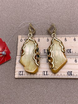 *Серьги Бабочки Янтарь арт. 721094п-368 Вес 13,64 г - фото 310724 *Серьги Бабочки Янтарь арт. 721094п-368 Вес 13,64 г - фото 310724