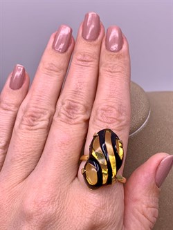 *Кольцо р.18,5 Янтарь арт. 720014п-081 Вес 5,29 г - фото 310795 *Кольцо р.18,5 Янтарь арт. 720014п-081 Вес 5,29 г - фото 310795