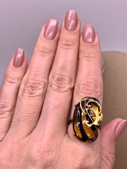 *Кольцо р.18,5 Янтарь арт. 720029п-858 Вес 5,57 г - фото 310816 *Кольцо р.18,5 Янтарь арт. 720029п-858 Вес 5,57 г - фото 310816