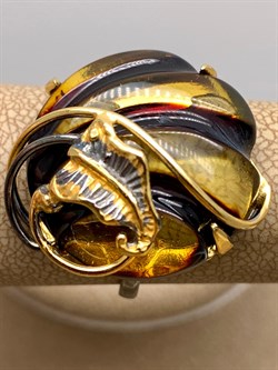 *Кольцо р.19,5 Янтарь арт. 720021п-852 Вес 5,8 г - фото 310846 *Кольцо р.19,5 Янтарь арт. 720021п-852 Вес 5,8 г - фото 310846