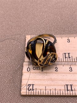 *Кольцо р.19,5 Янтарь арт. 720021п-852 Вес 5,8 г - фото 310851 *Кольцо р.19,5 Янтарь арт. 720021п-852 Вес 5,8 г - фото 310851