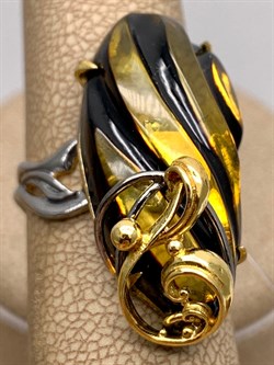 *Кольцо р.17,5 Янтарь арт. 720026п-060 Вес 5,75 г - фото 310877 *Кольцо р.17,5 Янтарь арт. 720026п-060 Вес 5,75 г - фото 310877