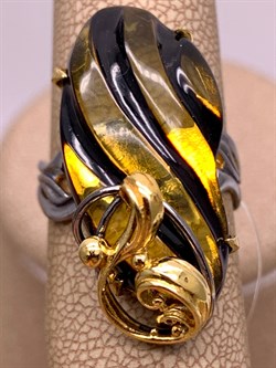 *Кольцо р.17,5 Янтарь арт. 720026п-060 Вес 5,75 г - фото 310879 *Кольцо р.17,5 Янтарь арт. 720026п-060 Вес 5,75 г - фото 310879