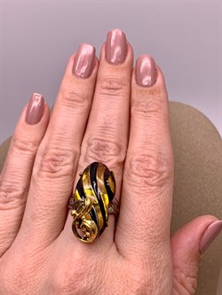 *Кольцо р.17,5 Янтарь арт. 720026п-060 Вес 5,75 г - фото 310880 *Кольцо р.17,5 Янтарь арт. 720026п-060 Вес 5,75 г - фото 310880