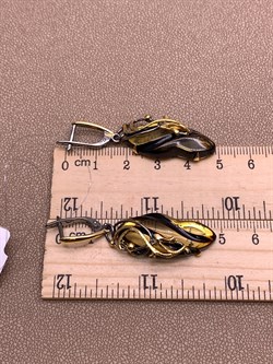 *Серьги Янтарь арт. 721029п-755 Вес 8,35 г - фото 310905 *Серьги Янтарь арт. 721029п-755 Вес 8,35 г - фото 310905